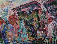 Archive - Babouche Vendor - Marrakesh, Morocco