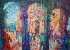Paintings - Iglesia de San Isidoro - Oviedo Spain